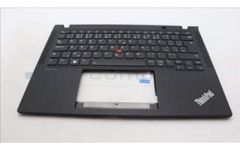 Lenovo 5M11L86126 C-Cover with keyboard, Czech/Slovakian, Black, Backlight, WWAN, UK
