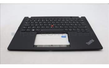 Lenovo 5M11L86144 C-Cover with keyboard, Estonian, Black, Backlight, WWAN, UK