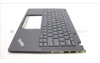 Lenovo 5M11L86175 C-Cover with keyboard, Greek, Black, Backlight, WWAN, US
