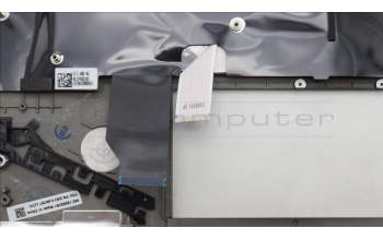 Lenovo 5M11L86267 C-Cover with keyboard, Spanish, Black, Backlight, WWAN, UK