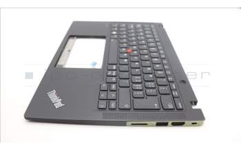 Lenovo 5M11L86280 C-Cover with keyboard, Switzerland, Black, Backlight, WWAN, UK