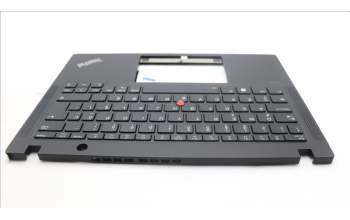 Lenovo 5M11L86298 C-Cover with keyboard, Turkish, Black, Backlight, WWAN, UK