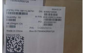 Lenovo 5M11L88791 MECH_ASM NoWW C-Cvr+KOR KB ASM,CHY