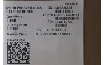 Lenovo 5M11L88805 MECH_ASM NoWW C-Cvr+UK KB ASM,CHY