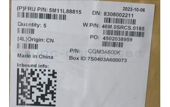 Lenovo 5M11L88815 MECH_ASM WW C-Cvr+ENG KB ASM,CHY