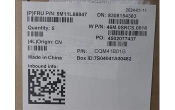 Lenovo 5M11L88847 MECH_ASM NoWW C-Cvr+BRL KB ASM,LTN