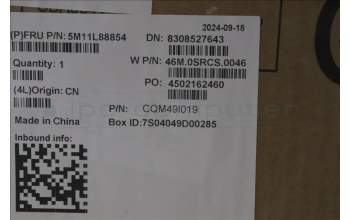 Lenovo 5M11L88854 MECH_ASM NoWW C-Cvr+EURO ENG KB ASM,LTN