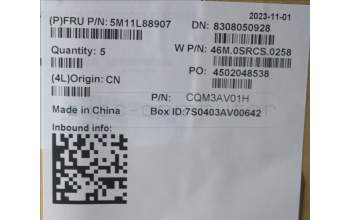 Lenovo 5M11L88907 MECH_ASM WW C-Cvr+RUS KB ASM,LTN