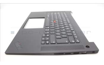 Lenovo 5M11L88985 C-Cover with keyboard, Switzerland, Backlight, WWAN, UK