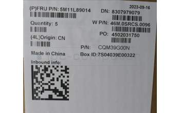 Lenovo 5M11L89014 MECH_ASM NoWW C-Cvr+LA SPA KB ASM,SRX