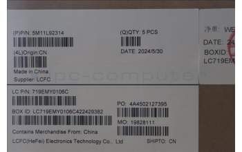 Lenovo 5M11L92314 MECH_ASM FRU KB CCV UK (LTN) UK BK