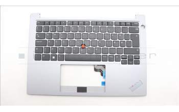 Lenovo 5M11L92387 C-Abdeckung mit Tastatur, Dänisch, arktisgrau, GB