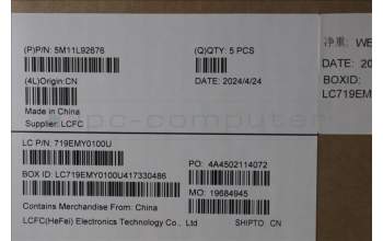 Lenovo 5M11L92676 MECH_ASM FRU KB CCV FRA BL (SRX) UK AG