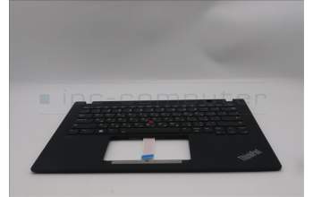 Lenovo 5M11L92858 C-Cover with keyboard, Hebrew, Black, Backlight, US