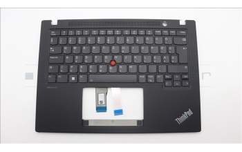 Lenovo 5M11L92864 C-Cover with keyboard, Hungarian, Black, Backlight, UK