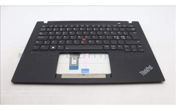 Lenovo 5M11L92896 C-Cover with keyboard, Nordic, Black, Backlight, UK
