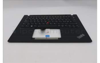 Lenovo 5M11L92921 C-Cover with keyboard, Switzerland, Black, Backlight, UK