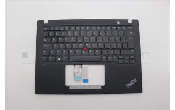Lenovo 5M11L92938 C-Cover with keyboard, UK English, Black, Backlight, UK