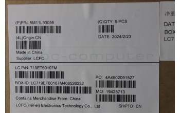 Lenovo 5M11L93056 C-Cover with keyboard, Russian, Black, Backlight, WWAN, US