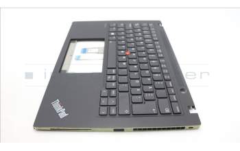 Lenovo 5M11L93068 C-Cover with keyboard, Swedish/Finnish, Black, Backlight, WWAN, UK