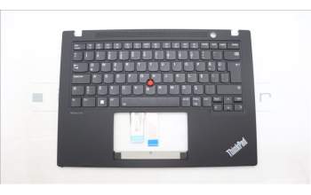 Lenovo 5M11L93082 C-Cover with keyboard, Turkish, Black, Backlight, WWAN, UK