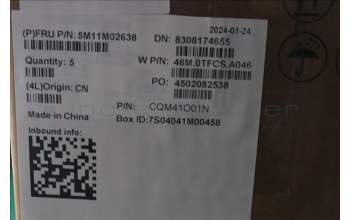 Lenovo 5M11M02638 MECH_ASM FRU KYB Thai W/C LTN