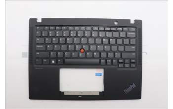 Lenovo 5M11M02946 C-Cover with keyboard, US English Euro, Black, US