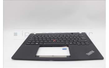 Lenovo 5M11M03028 C-Cover with keyboard, Canadian French 058, Black, Backlight, UK