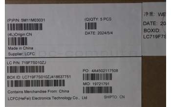 Lenovo 5M11M03031 C-Cover with keyboard, Arabic, Black, Backlight, US