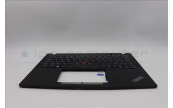 Lenovo 5M11M03034 C-Cover with keyboard, Belgian, Black, Backlight, UK