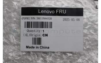 Lenovo 5M11N44320 FRU, MECH_ASM, REAR COVER M9-6