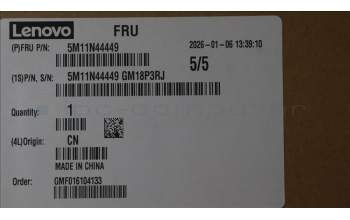 Lenovo 5M11N44449 MECH_ASM ASSY-TOP-BEZEL-VENT-ANTRIM