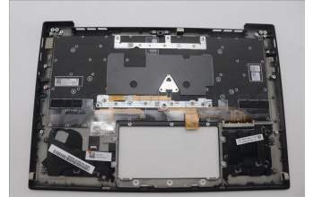 Lenovo 5M11N61088 C-Cover with keyboard, USA English, Deep Black, FingerPrint Reader, WLAN, US