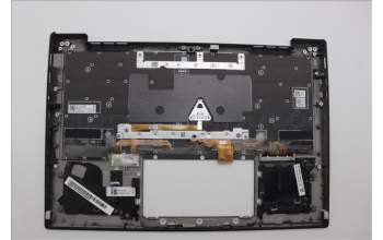 Lenovo 5M11N61104 C-Cover with keyboard, Nordic, Deep Black, FingerPrint Reader, WLAN, UK