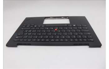 Lenovo 5M11N61110 C-Cover with keyboard, Switzerland, Deep Black, FingerPrint Reader, WLAN, UK
