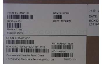 Lenovo 5M11N61127 C-Cover with keyboard,US English Euro,Deep Black,FingerPrint Reader,WLAN