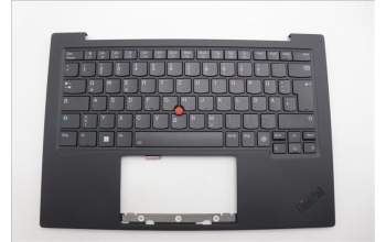 Lenovo 5M11N61130 C-Cover with keyboard,German,Deep Black,FingerPrint Reader,WLAN