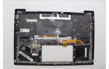 Lenovo 5M11N61146 C-Cover with keyboard, Swedish/Finnish, Deep Black, FingerPrint Reader, WLAN, UK