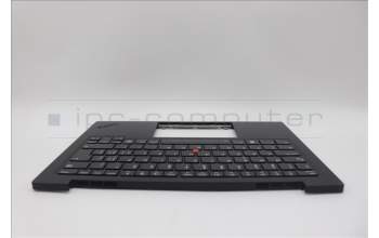 Lenovo 5M11N61147 C-Cover with keyboard, Switzerland, Deep Black, FingerPrint Reader, WLAN, UK