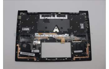 Lenovo 5M11N61162 C-Cover with keyboard, USA English, Deep Black, FingerPrint Reader, WWAN, US