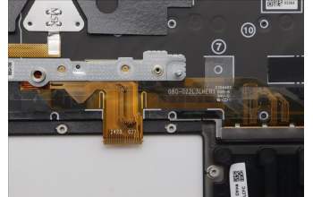 Lenovo 5M11N61164 C-Cover with keyboard, US English Euro, Deep Black, FingerPrint Reader, WWAN, US