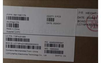 Lenovo 5M11N61179 MECH_ASM GRP_KBD_BZL_POR_WW_DB_CHY