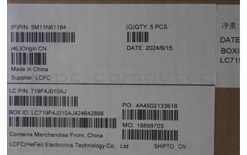 LENOVO 5M11N61184 MECH_ASM GRP_KBD_BZL_SWS_WW_DB_CHY