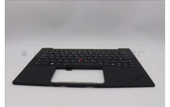 Lenovo 5M11N61194 C-Cover with keyboard, Brazil Portuguese, Deep Black, FingerPrint Reader, WWAN, UK