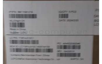 Lenovo 5M11N61219 C-Cover with keyboard, Spanish, Deep Black, FingerPrint Reader, WWAN, UK