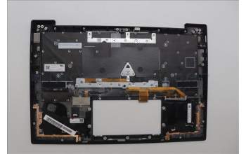Lenovo 5M11N61220 C-Cover with keyboard, Swedish/Finnish, Deep Black, FingerPrint Reader, WWAN, UK
