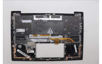 Lenovo 5M11N61223 C-Cover with keyboard, Thai, Deep Black, FingerPrint Reader, WWAN, US