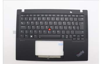 Lenovo 5M11N89405 C-Cover with keyboard, Danish, Black, Backlight, UK