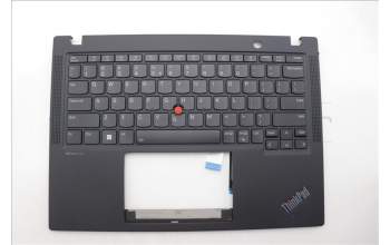 Lenovo 5M11N89414 C-Cover with keyboard,US English Euro,Black,Backlight