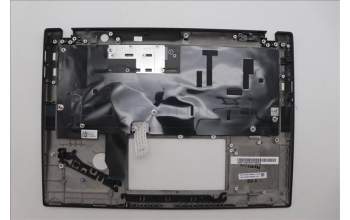 Lenovo 5M11N89423 C-Cover with keyboard,German,Black,Backlight